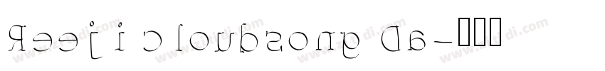 Reeji cloudsong Da字体转换